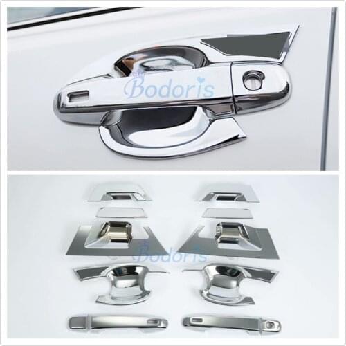For Toyota C-HR CHR 2016 2017 2018 2019 Car ABS Chrome handle Protective Cover Door Handle Outer Bowls Garnish Moulding Trim