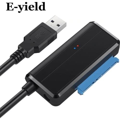 SATA Adapter Cable 2.5 Inch 3.5 Inch Hard Disk Driver Cable Converter Super Speed USB 3.0 To SATA 22 Pin