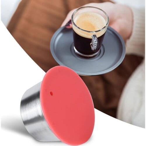 Capsule Cup Stainless Steel Reusable Refillable Coffee Capsule With Cup And Lid Filter Capsule Cups For Dolce Gusto Coffee Maker