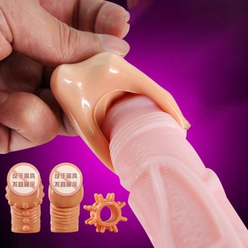 Cock Ring Penis Enlargement Glans Foreskin Rings Male Sex Toys Chastity Cage Penis Massage Lock Semen Delay Ejaculation Adult