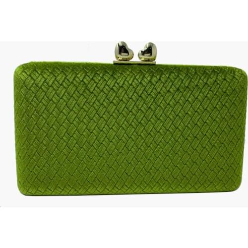Royal Nightingales Green/Navy/Blue Velvet Clutch with Heart Clasp Evening Bags and Evening Handbags for Womens Party Prom