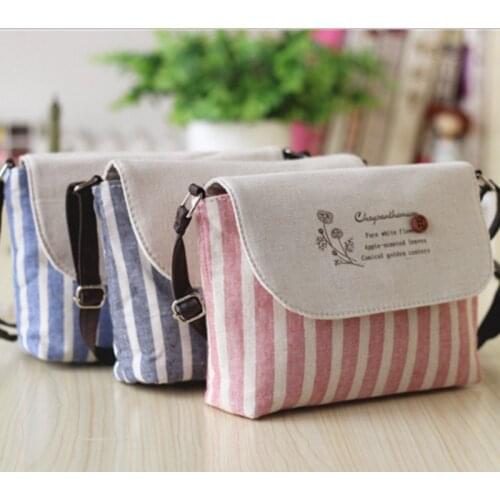 2017 New Chrysanthemum Printing Women Bag Cotton Mini Women Crossbody Bag Shoulder Bags Girls Messenger Bag Bolsa Feminina Sac