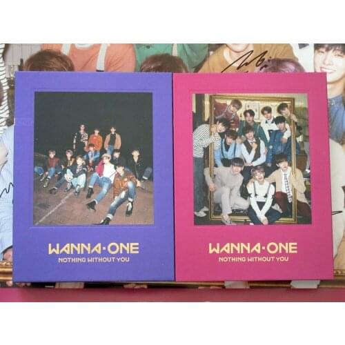 Signed WANNA ONE autographed mini1st following album 1-1=0 K-POP CD+photobook 112017