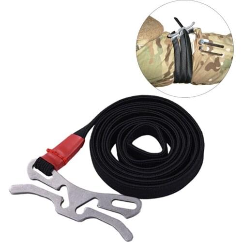 Outdoor survive medical Lifesave bandage camp hike Tourniquet belt first aid rescue Trauma Bleed Stop emergent kit Military