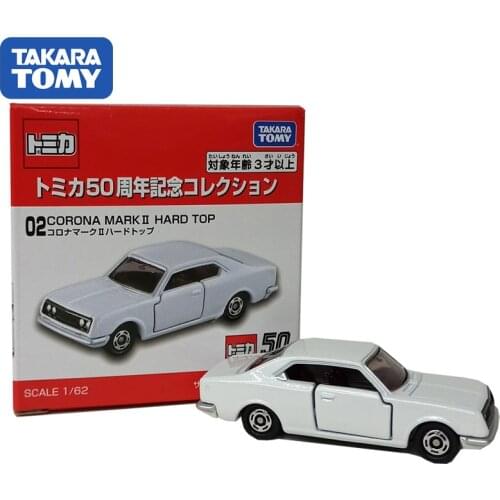 Takara Tomy Tomica 50th Anniversary Alloy Model Bluebird Toyota Corolla Honda Civic Desktop Decorations Birthday Present