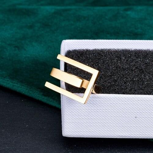 YUN RUO Personality Vintage Finger Ring Party Gold Color Woman Gift Fashion 316 L Titanium Steel Stainless Jewelry Never Fade