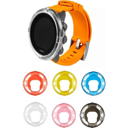 Protective Case Cover For Suunto Spartan HR Baro Sport Wrist Smart Watch Transparent TPU Protector Cover Skin Shell Case