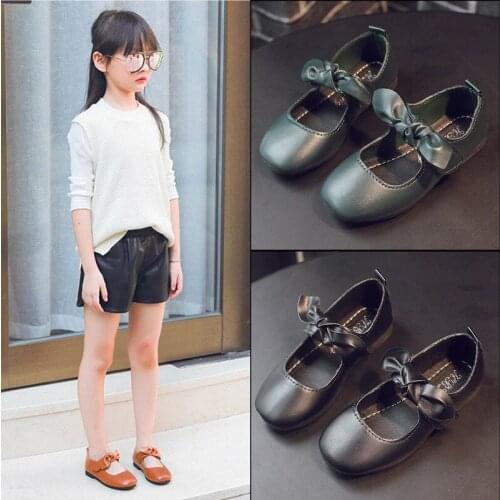 ZJHXDBD Leather Shoes For Girls