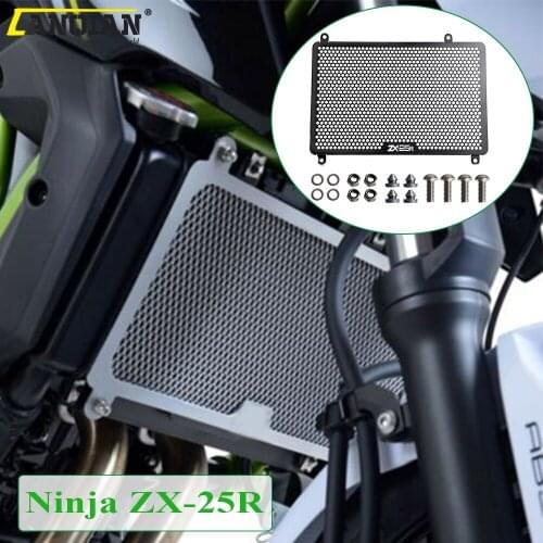 ZX25R For Kawasaki Ninja ZX-25R ZX 25R 2020-2021 Motorcycle Accessories Aluminium Radiator Guard Grille Grill Cover Protection