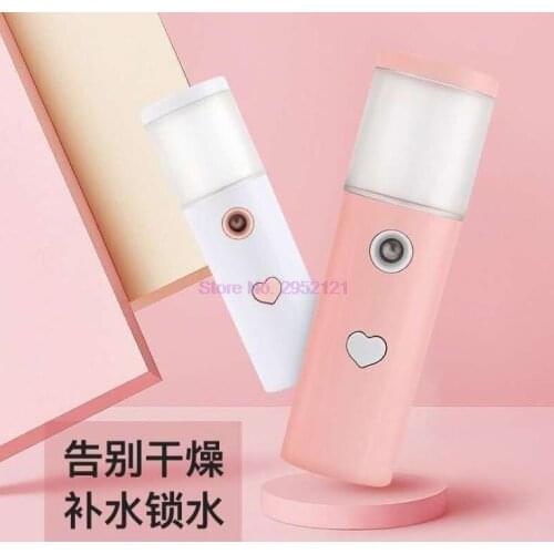 100pcs Nano Ionic Facial Steamer Lady Face Sprayer Humidifier Personal Sauna Spa Steaming Tool Beauty Skin Care