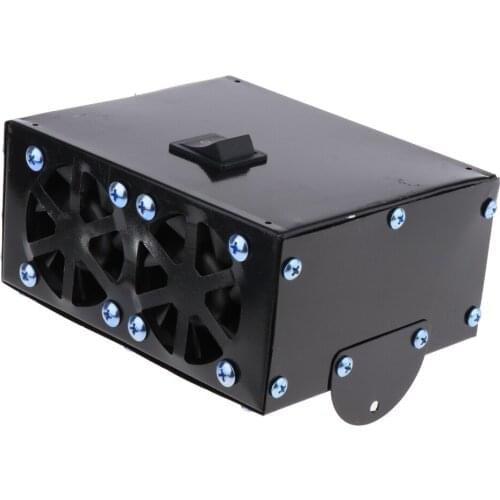 12V 500W Portable Auto Car Heater Fan Windscreen Window Defroster Demister (Black)