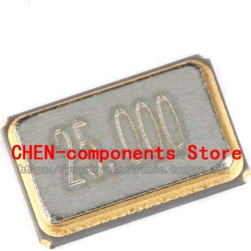 5pcs 5032 25MHZ SMD passive crystal/crystal resonator 5*3.2mm 4 feet