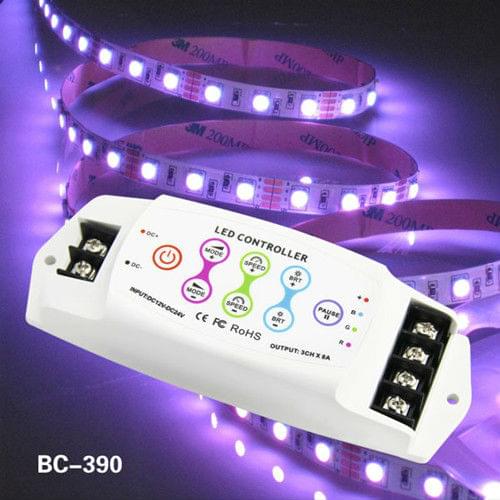 8A 3Channels DC12V-24V DIY 3CH dream color led light led controller rgb mini 5050 led strip rgb controller