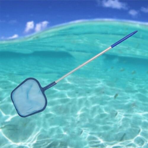 162cm 5.3Ft Swimming Pool Accessories Leaf Skimmer Net w/ Aluminum Pole Skim Fine Debris Fine Mesh for Spa Pond