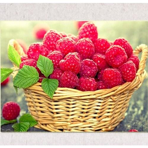 DIY 5D Diamond Painting Crystal Fruit Full Diamond Painting Cross Stitch Needlework Diamond Embroidery Home Decorative Gift