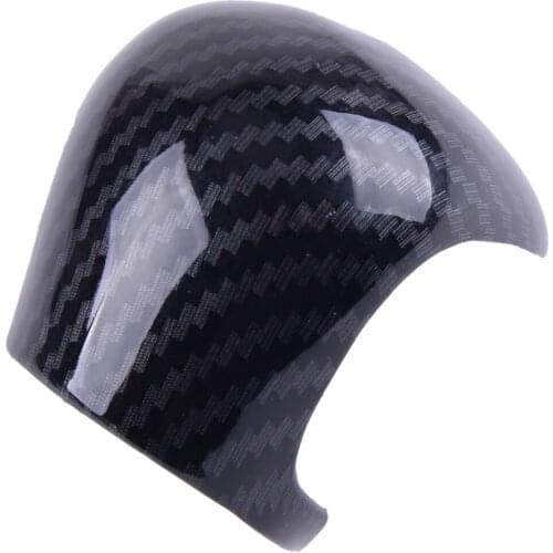 Beler NEW Interior Carbon Fiber Texture Gear Shift Lever Knob Cover Trim fit for Toyota C-HR CHR 2016-2019