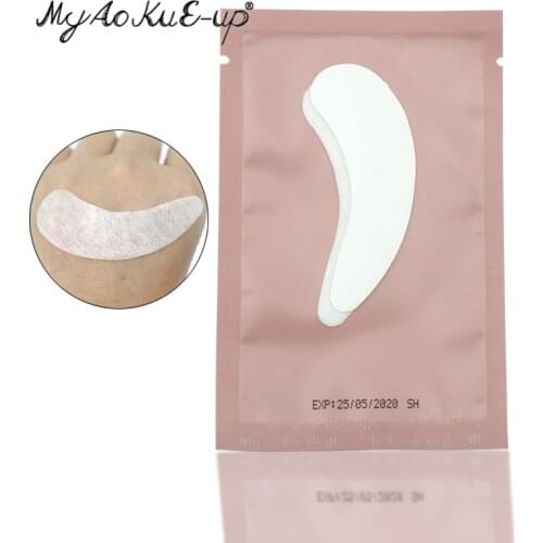 Cosmetic Tool 50 pairs Eye Paper Patches Eyelashes Extension Under Eye Pads Eye Lash Patch Eye Tips Sticker Wraps eyelashes tool
