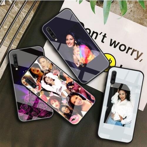 Selena Tempered Glass Case For Samsung Galaxy A10S A10E A20S A20E A30S A40 A50S A60 A70 A80 A90 A6 A7 A8