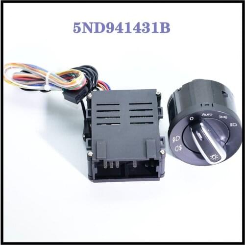 Car Light Sensor With Headlight Switch Leaving Home Coming Home Function For Polo Golf 4 Passat B5 5ND 941 431B
