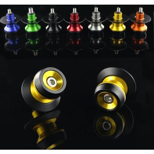 For Kawasaki ZX6R ZX-6R ZX10R ZX-10R Z1000 Motorcycle CNC Aluminum Swingarm Spools Sliders Stands Screws