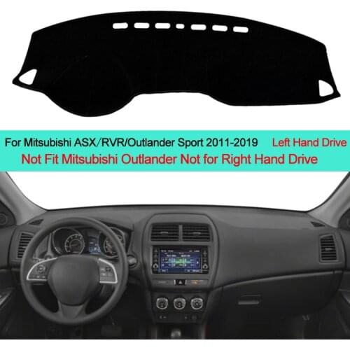 2 Layer Car Inner Dashboard Cover Dash Mat Carpet Cape For Mitsubishi ASX RVR Outlander Sport 2011-2014 2015 2016 2017 2018 2019