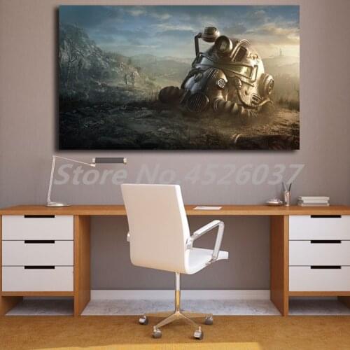 Fallout 76 Power Armor HD Wall Art Canvas Posters Prints Painting Wall Pictures For Office Living Room Home Decor Drop Shipper
