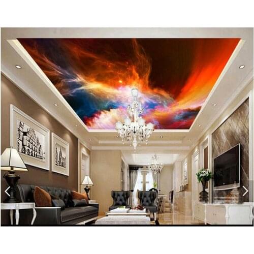 Custom photo wallpaper 3d ceiling wallpaper murals Condole top sky background wall paper decoration 3d living room wallpaper
