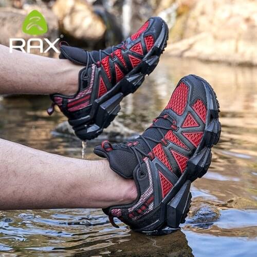 Rax-Men Women Quick Dry Fishing Shoes PU Insole Breathable Non-slip Sneakers for Hiking