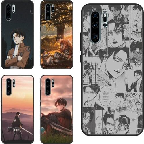 Levi Ackerman For Huawei P30 Pro P40 P20 Lite P Smart Z 2021 Nova 5T Case For Honor 8X 9X 9S 10 X Lite