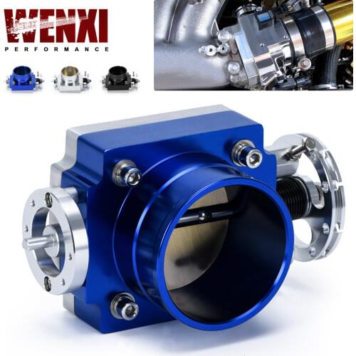 New Throttle Body 80mm Throttle Body Performance Intake Manifold Billet Aluminum High Flow WX6980