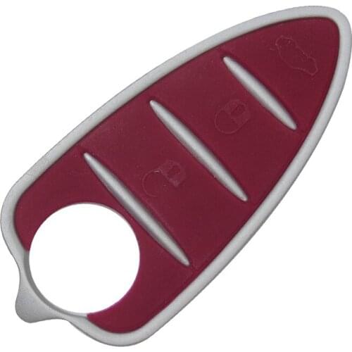 OkeyTech 50pcs/lot 3 button Remote key shell Rubber Pad For Alfa Romeo Mito Giulietta GTO 159 Key Fob Case Pad Rubber button