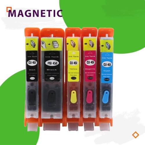 PGI-450 CLI-451 Refillable ink For Canon PIXMA IP7240 MG5440 MG5540 MG6440 MG6640 MG5640 MX924 MX724 IX6840 printer