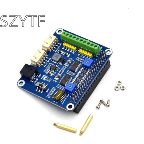 Raspberry pi Zero W/3B+/4B stepper motor driver board DRV8825 module two motor road improvement