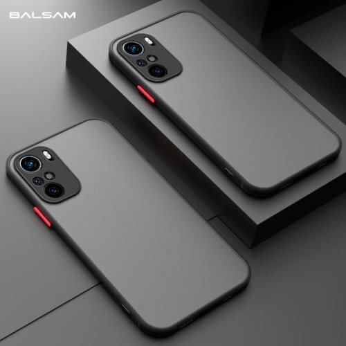 Shockproof Matte Bumper Case For Xiaomi Mi 11 Ultra 10T Redmi Note10S 9A 8 7 Lite K30 K40 Poco F3 X3 NFC Pro PC Hard Clear Cover