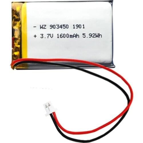 Factory direct 903450-1700mah LED lamp electric massage hand warmer 3.7V polymer battery