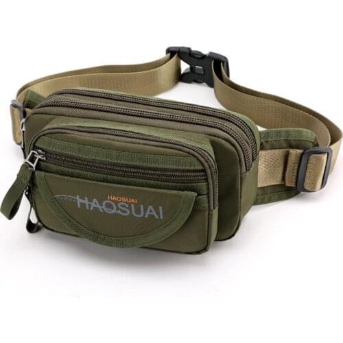 Waterproof Tactical Men Waist Pack Nylon Hiking Phone Pouch Outdoor Sports Army Military Hunting Climbing Camping Belt Bag New