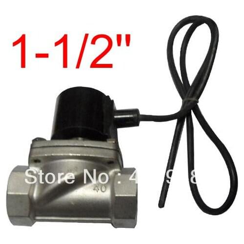 1-1/2'' 1.5'' Port Under Water SS304 Electric Solenoid Valve Stainless Waterproof Coil Music Fountain Valve,DC12V,24V,AC220V