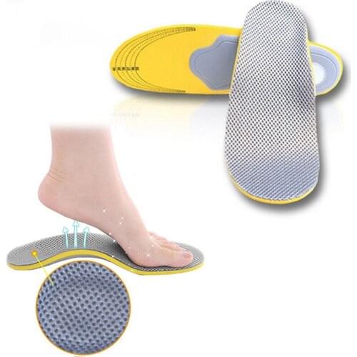 1 Pair Women & Men Comfortable Shoes Orthotic Insoles Inserts High Arch Support Pad Flatfoot Corrective Insole Pad Foot Care
