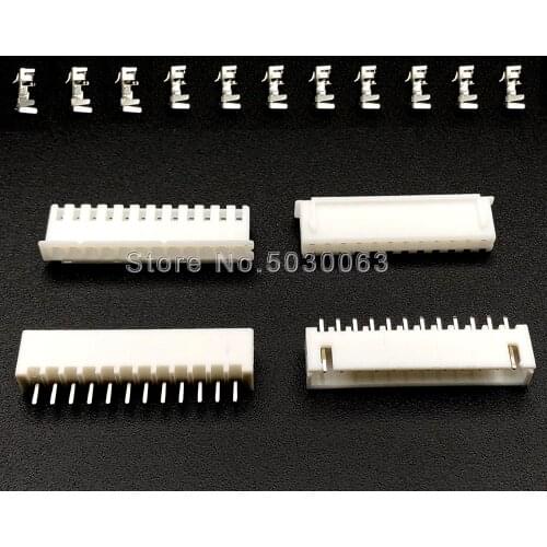 140pcs=10sets XH2.54 12p 12A 2.54mm spacing Terminal Kit / Housing / Pin Header JST Connector Wire Connectors Adaptor XH TJC3