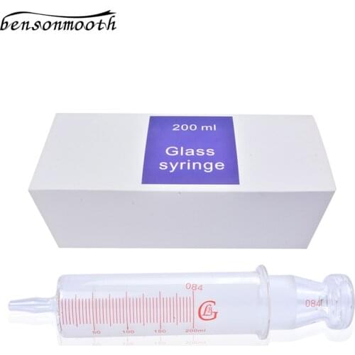 150ml/200ml/250ml/300ml/500ml/1000ml All Glass Syringes Large sausage device sample extractor Glass Injector