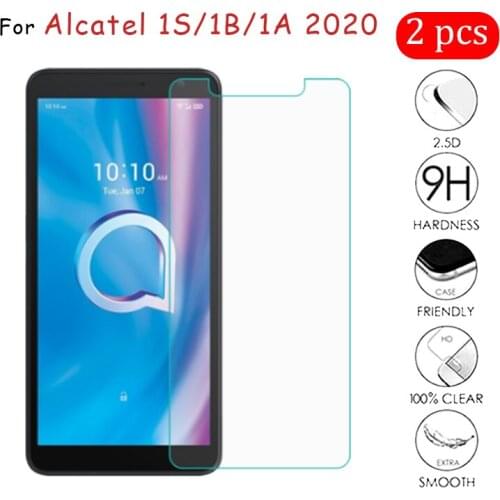 2PCS Tempered Glass For Alcatel 1B 2020 Screen Protector Explosion-proof LCD Film Cover for Alcatel 1A 1S 2020 Glass