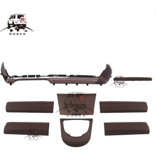 2019 g class w464 g63 g500 g550 carbon fiber interior center console door panels center dashboard Handle bar for W463A