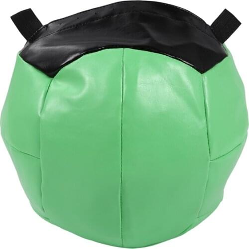 35cm Medicine Ball Empty Snatch Wall Balls Heavy Duty Exercise Kettlebell Lifting Fitness MB Muscle Building,Green