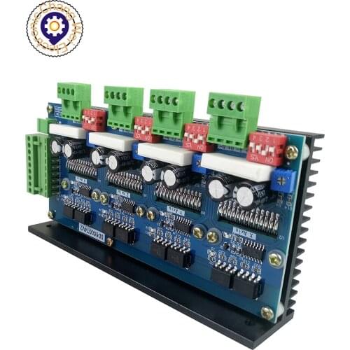 New 4-Axis stepper motor 2-phase stepper motor driver drives 4A 16 subdivision TB6600 DD6600T4V2