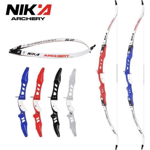 66'' Recurve Bow 12-42lbs Right Hand Magnesium Alloy Handle Archery Traditional Recurve Take Down Bows 23" ILF Bow Riser&S2 Limb