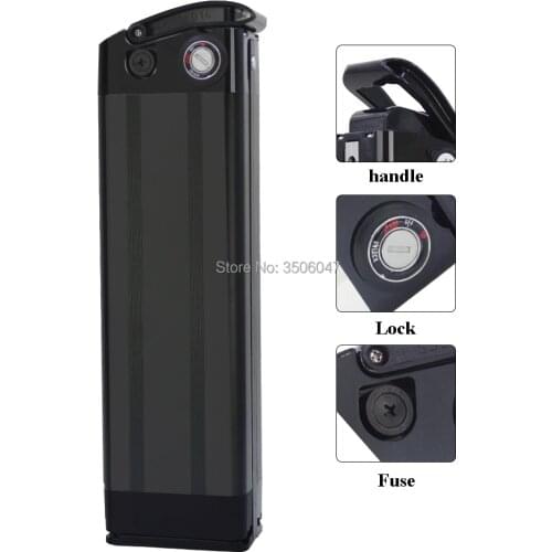 36V 48V E bike Battery 11.6Ah 15Ah 17Ah 20Ah Folding Electric Bike Battery Silver Fish Electric Bicycle Battery