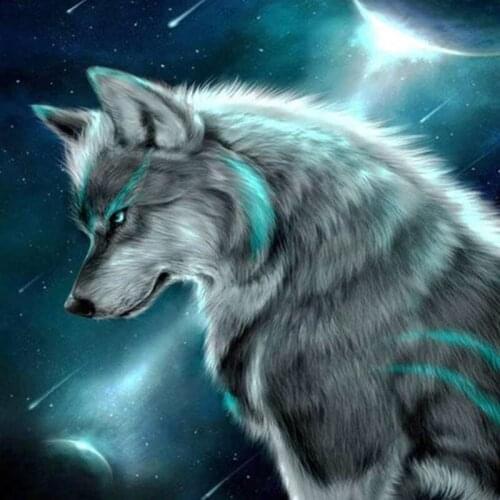 5D DIY Diamond Painting wolf Diamond Mosaic Picture Of Rhinestones Diamond Embroidery Cross Stitch Animal Home Decor Gift