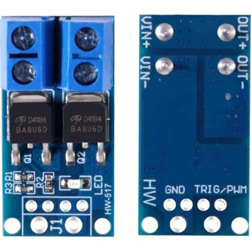 DC 5-36V 400W Dual High-Power MOS Field Effect Transistor Trigger Switch Driver Board PWM Control Electronic Wwitch Control