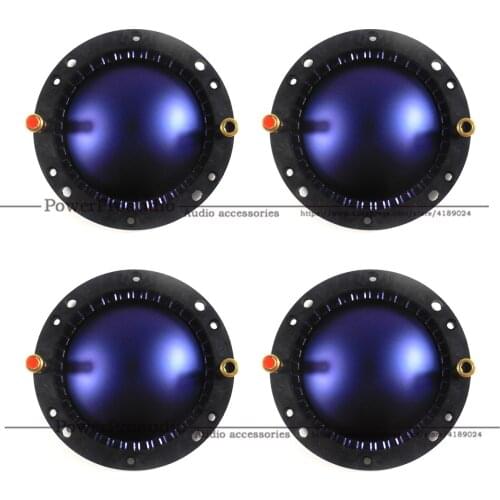 4PCS 3Inch Blue Titanium Diaphragm For Paudio SD-75BN for SD75BN Driver 76.2mm Diaphragm