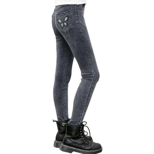 Jeans For Girl Solid Color Girl Jeans Kids Spring Autumn Jeans For Kids Casual Style Childrens Clothes 6 8 10 12 14